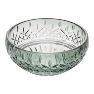 Bowl 12,5cm Diâmetro Por 6cm Altura Lys Verde Em Cristal Ecológico